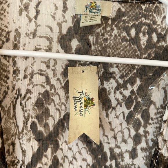 Turquoise Haven kimono - Picture 7 of 7